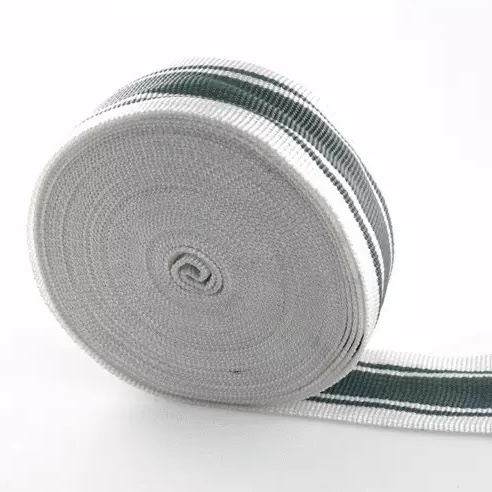 5 cm: Environmentally durable treadmill massager Safety belt polypropylene thick grain ribbon black and white intercolor belt: 68#