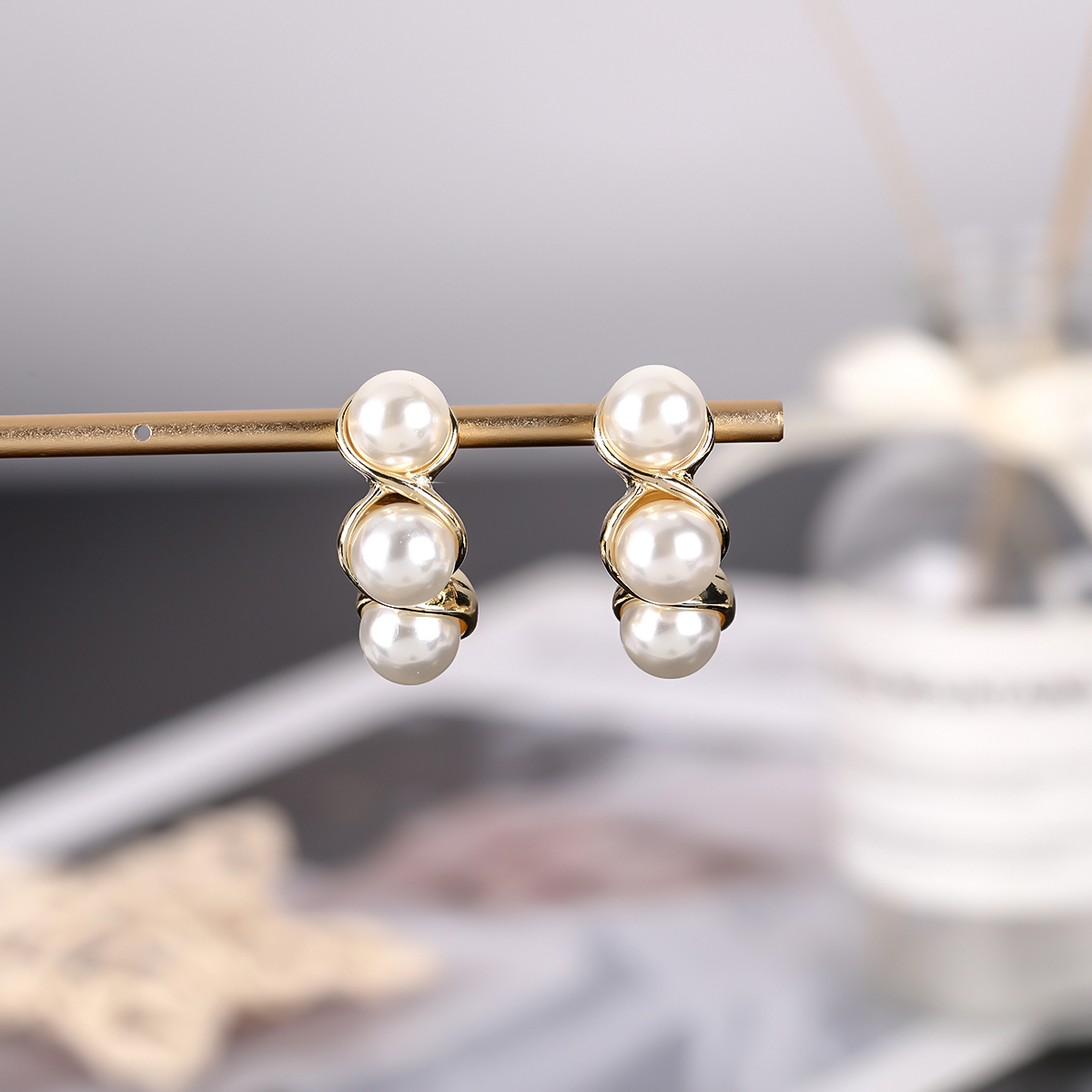 耳环/项链/水钻耳环细节图