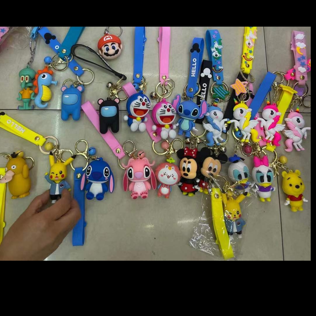 钥匙扣，钥匙挂件配件，链条，米奇米尼，