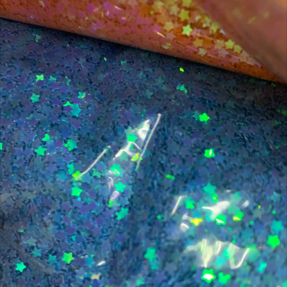 3mm五角星亮片 深蓝史莱姆填充物 美甲装饰品配件超超111