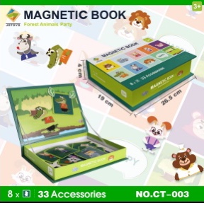 TOI ToI Magnetic Jigsaw Puzzle Children's Puzzle Magnetic toy Early Education Baby Book for Boys and Girls 3-4-5-6 years old 09-291