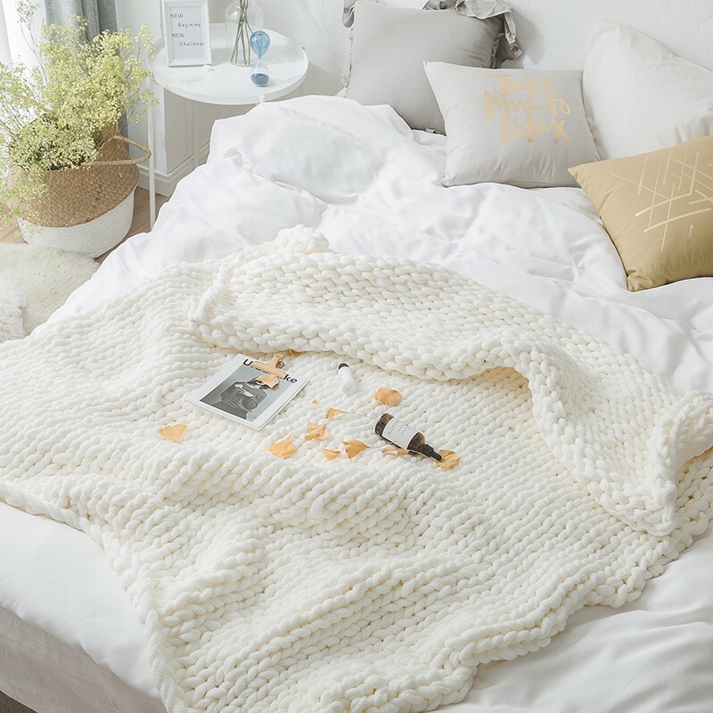 Christmas blanket gifts, new knitted blankets, Little Deer home casual quilts, photography props are exported to the United States detail image 16