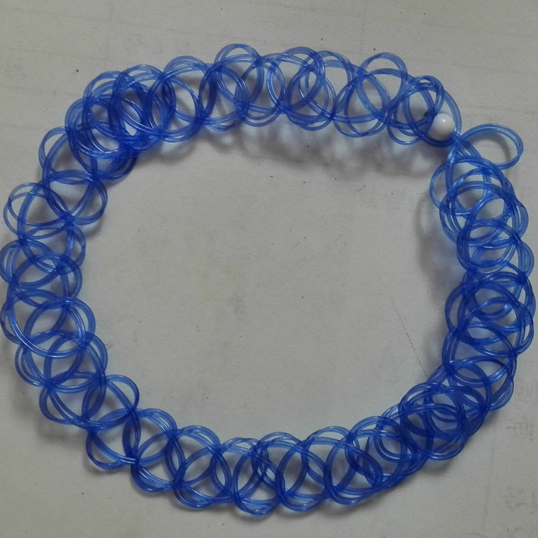 FLY1038 fishline necklace factory direct sales, fishline retro tattoo collarbone necklace, Yiwu handmade jewelry street stall wholesale