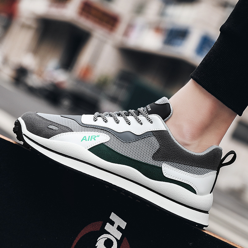 男鞋春季新款2021年网面韩版休闲运动老爹潮鞋男士夏季透气板鞋  39-44细节图