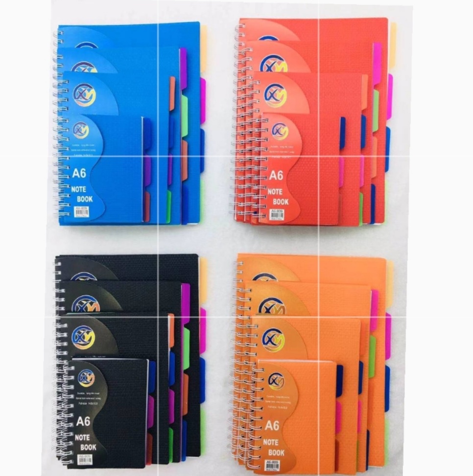 This is a B5-PP double-sided notebook with a cowhide coil details Picture