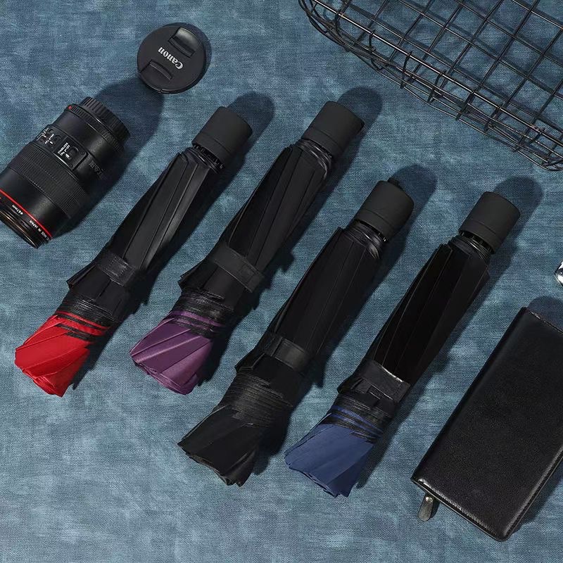 HF01三折晴雨伞两用太阳伞遮阳伞防紫外线雨伞商务伞礼品伞详情图2