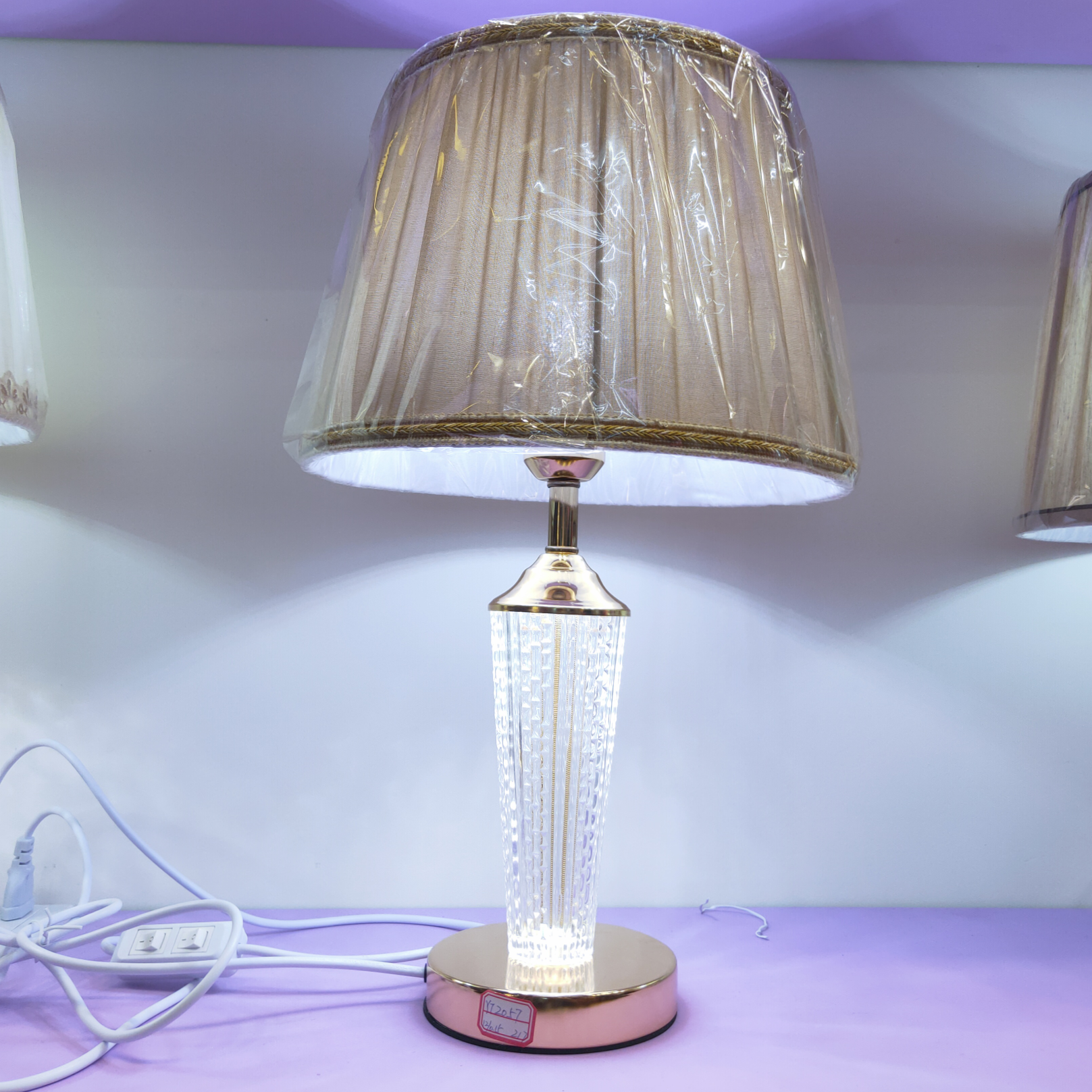 Crystal table lamp
