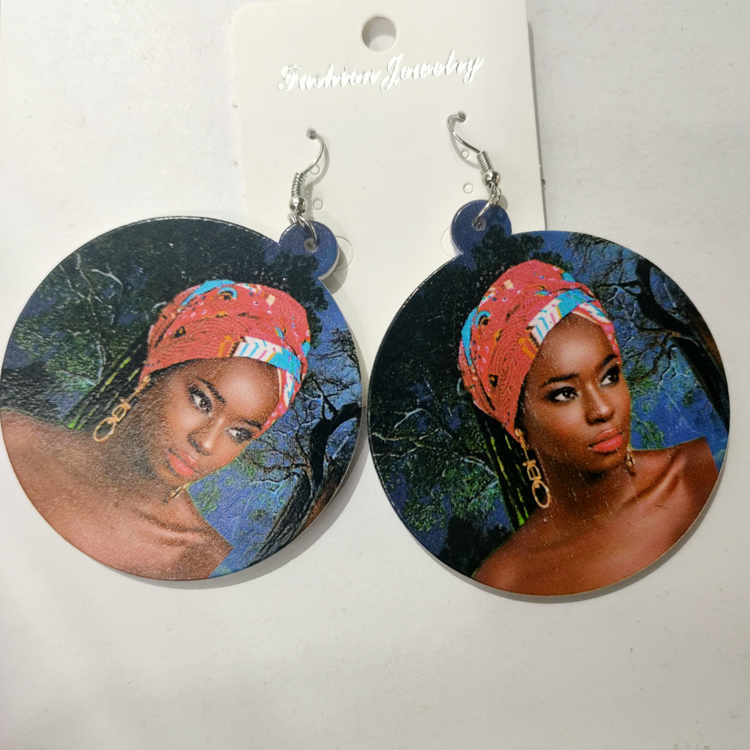 Manufacturers direct sales of environmental protection materials wood earrings 2055