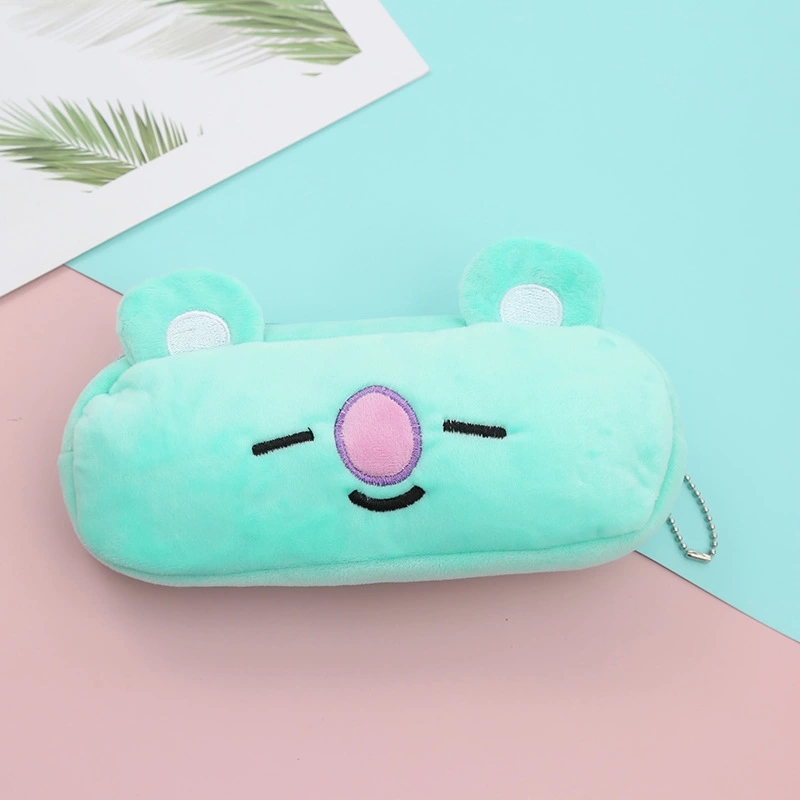 BTS student pen case, BTS21 children's pen case, plush toy pen case, Korean version trendy pen case detail image 13
