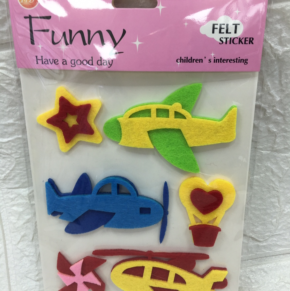 Non-woven fabric three-dimensional stickers -8