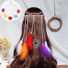 羽毛发带，头饰，头绳，波西米亚，景区产品