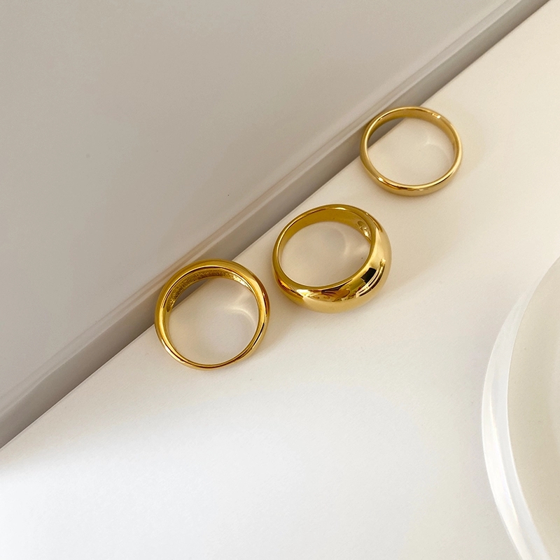 不锈钢欧美简约冷风时尚戒指