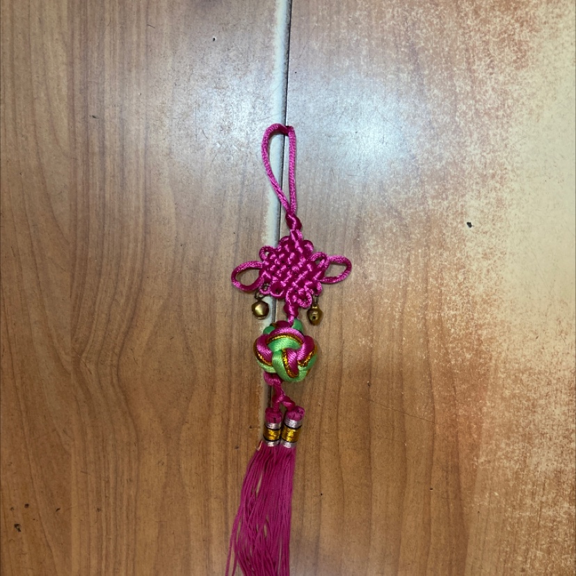 a3 purple green ball hanging bell