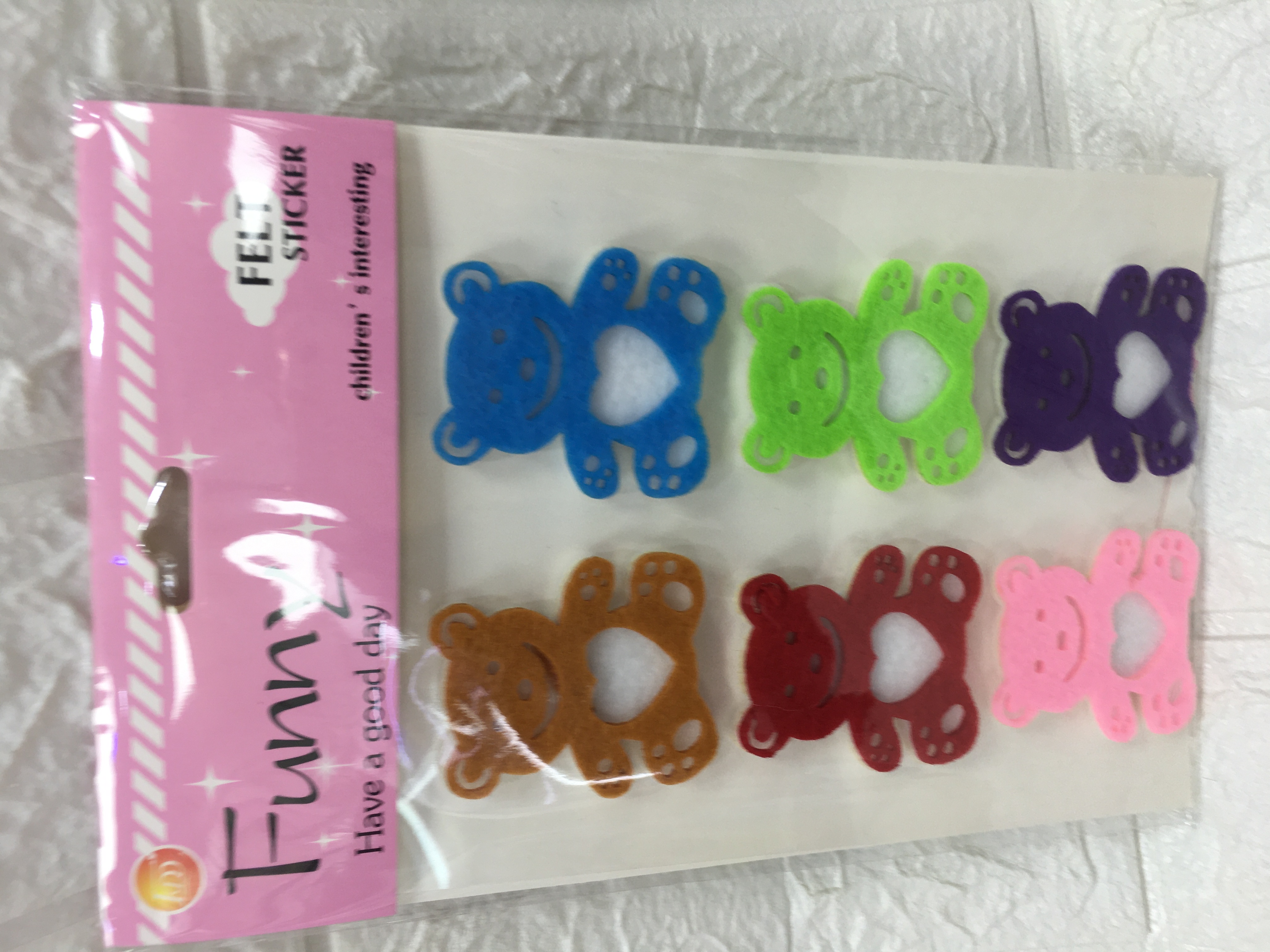 Non-woven fabric three-dimensional stickers -8 details Picture