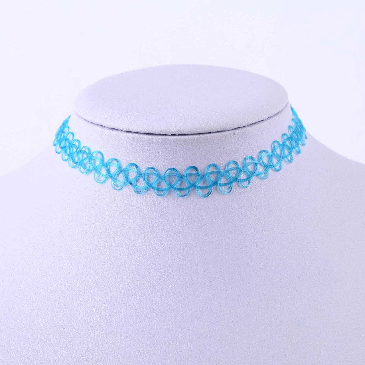 FLY1043 fishing line necklace factory direct sales, fishing line retro tattoo collarbone necklace, Yiwu handmade jewelry street stall wholesale