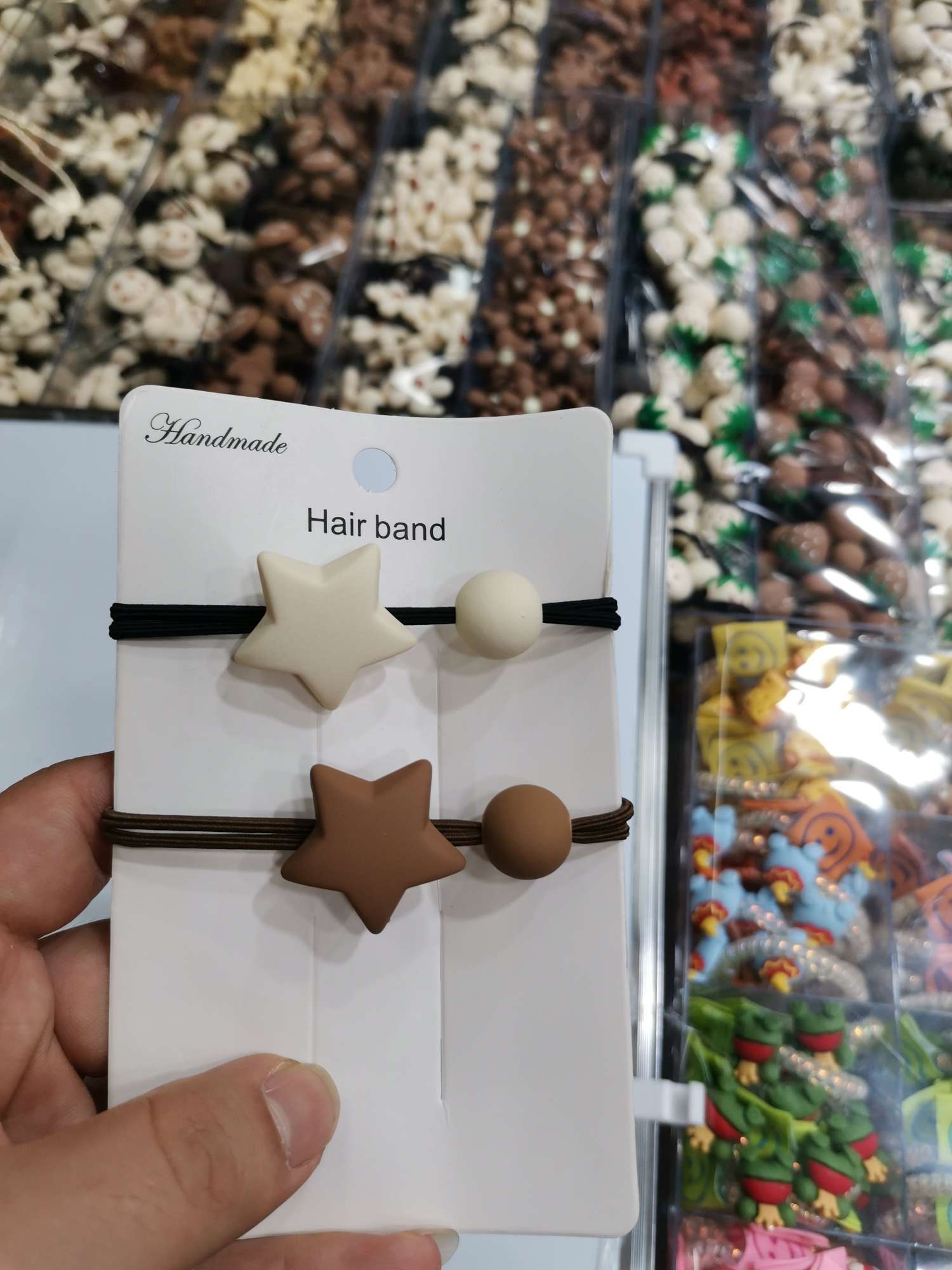 茶色笑脸皮筋详情图5