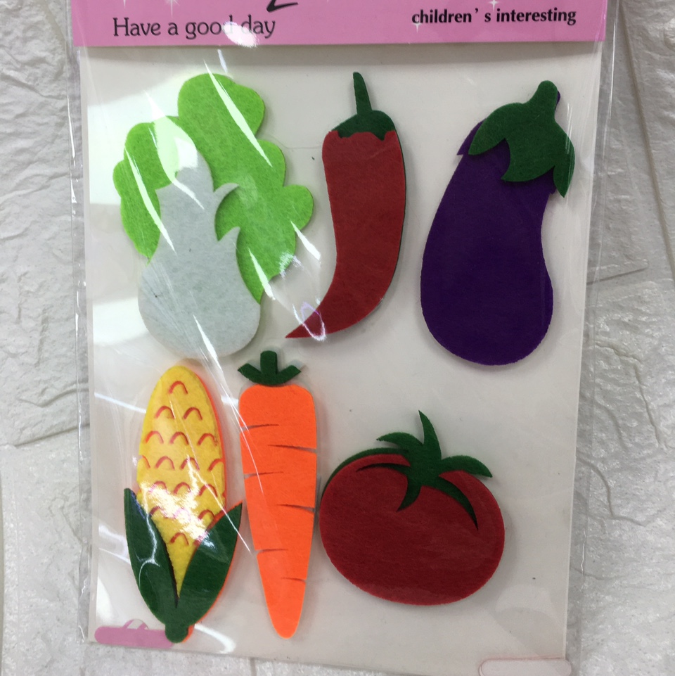 Non-woven fabric three-dimensional stickers -5