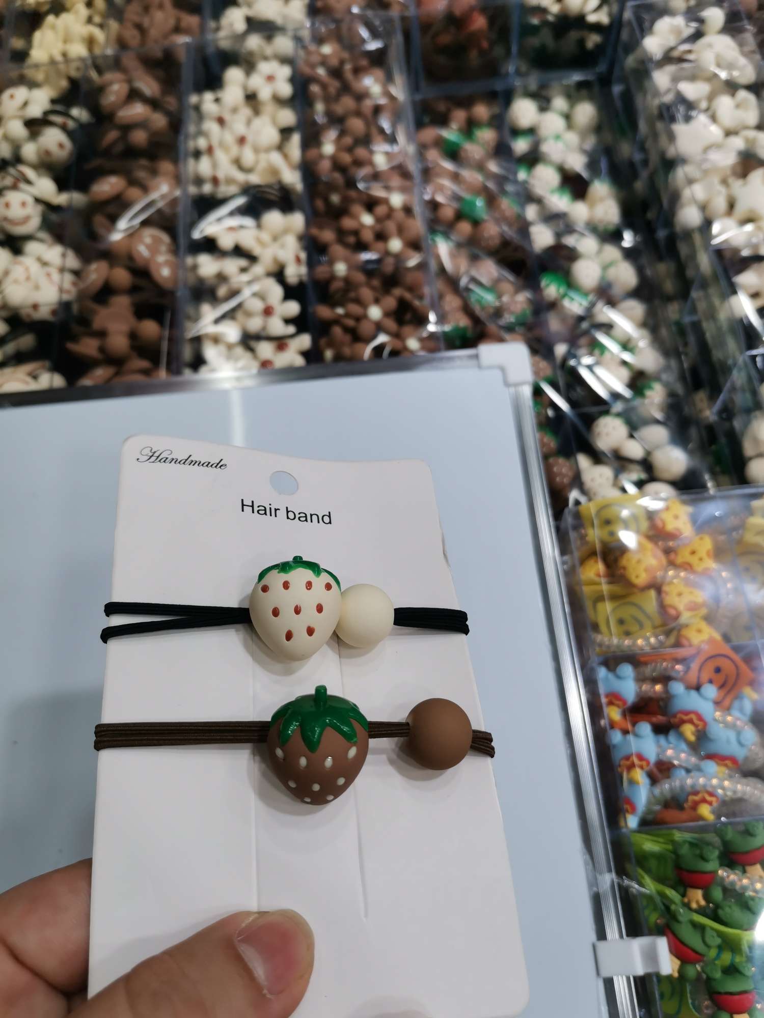 茶色笑脸皮筋详情图6