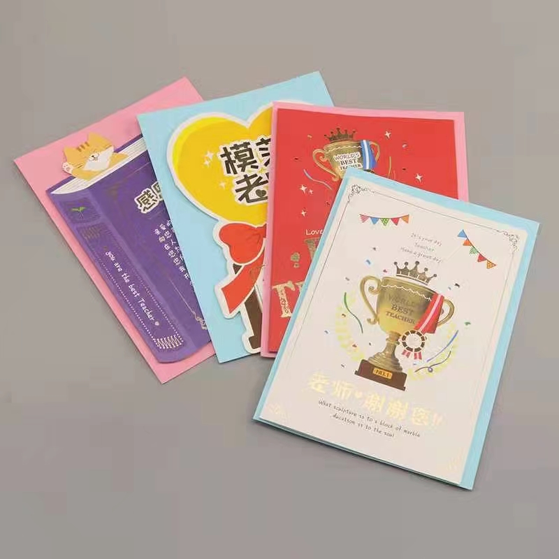 教师节贺卡贺卡可写字小清新万用节日贺卡圣诞祝福感谢小卡片韩国风贺卡详情图3