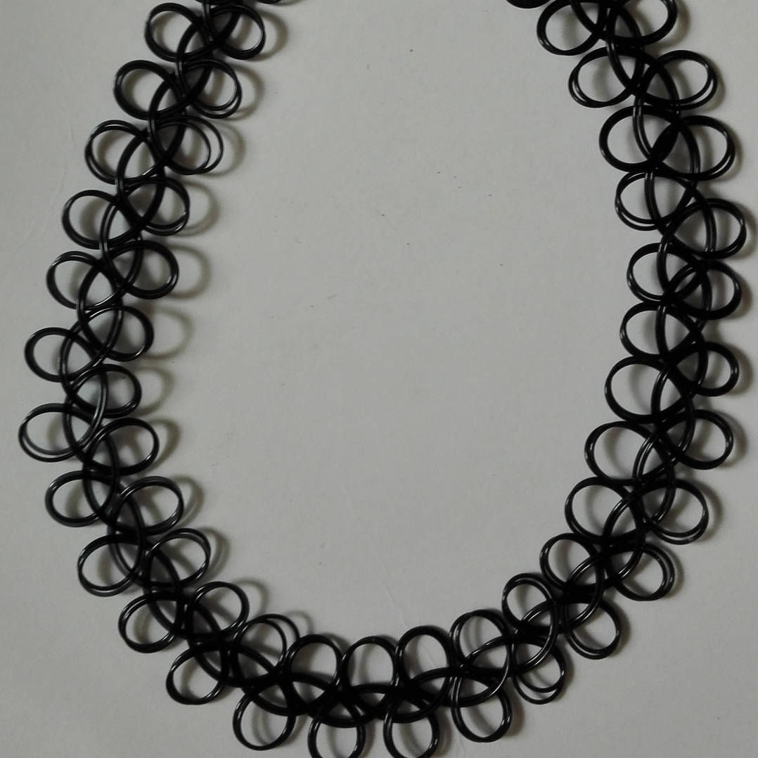 FLY1039 fishing line necklace factory direct sales, fishing line retro tattoo collarbone necklace, Yiwu handmade jewelry street stall wholesale