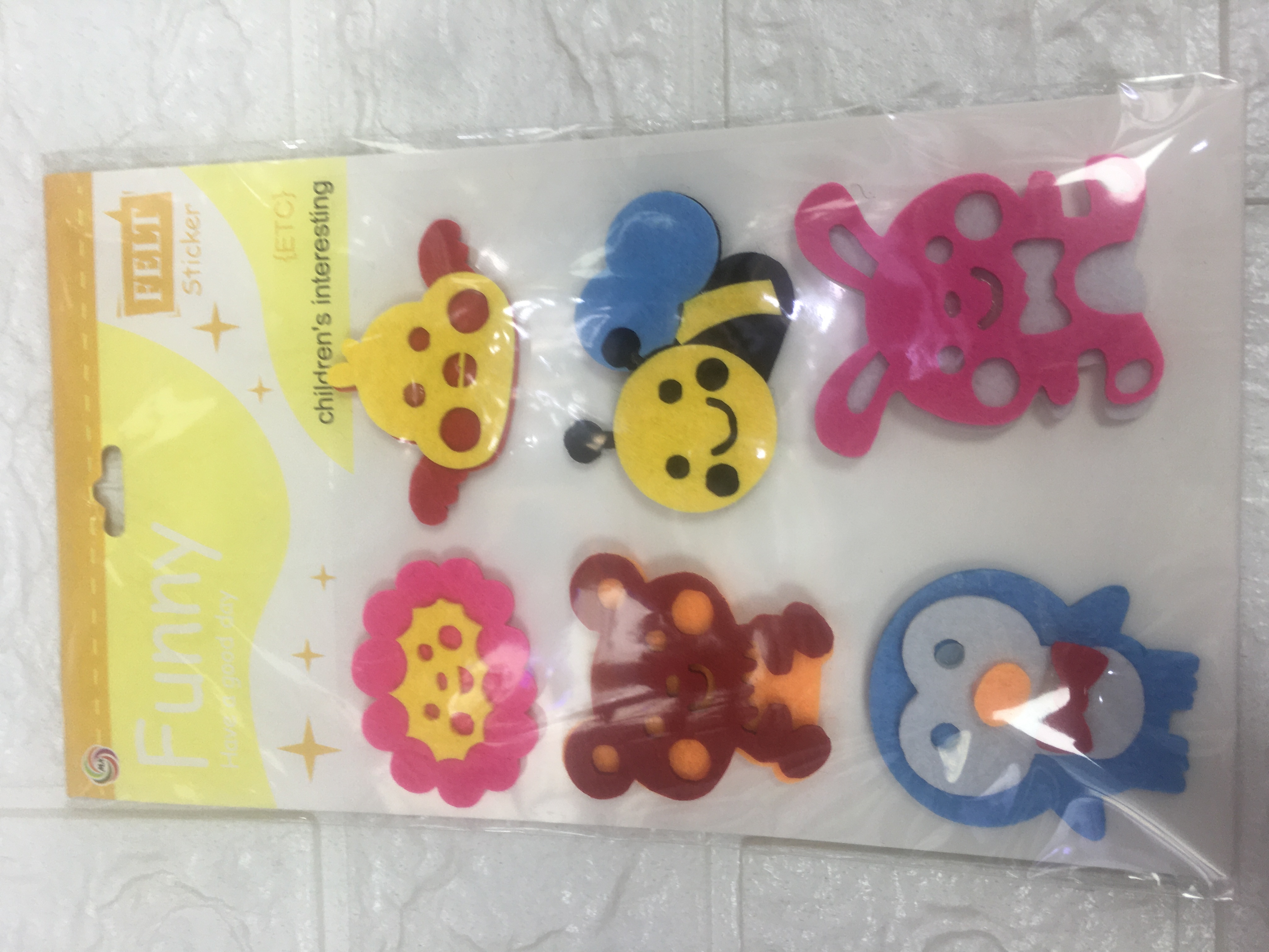 Non-woven fabric three-dimensional stickers details Picture