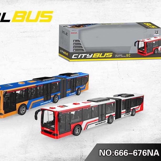 337 Light electric car toy remote control bus puzzle remote control car