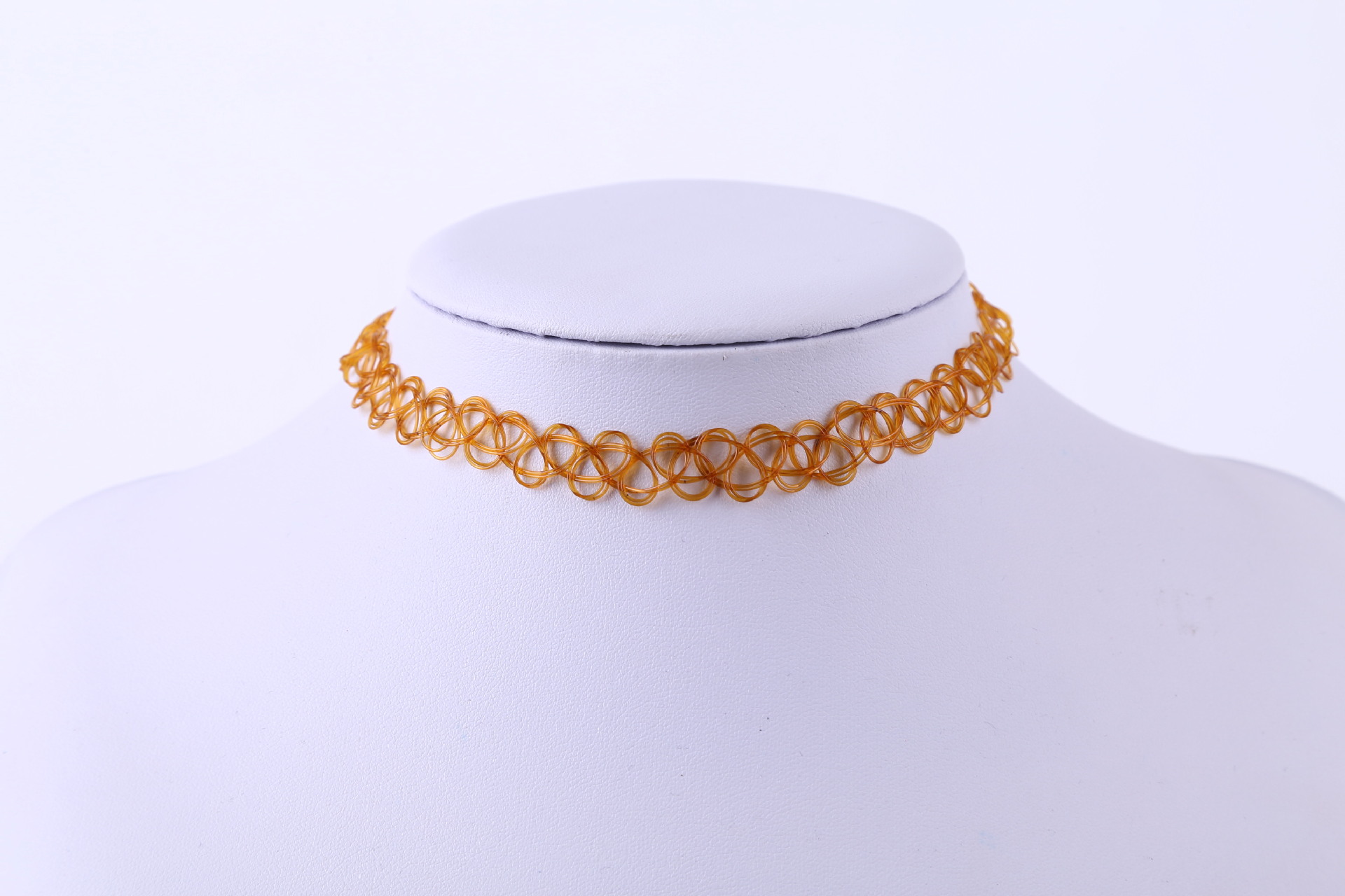 FLY1042 fishing line necklace factory direct sales, fishing line retro tattoo collarbone necklace, Yiwu handmade jewelry street stall wholesale details Picture