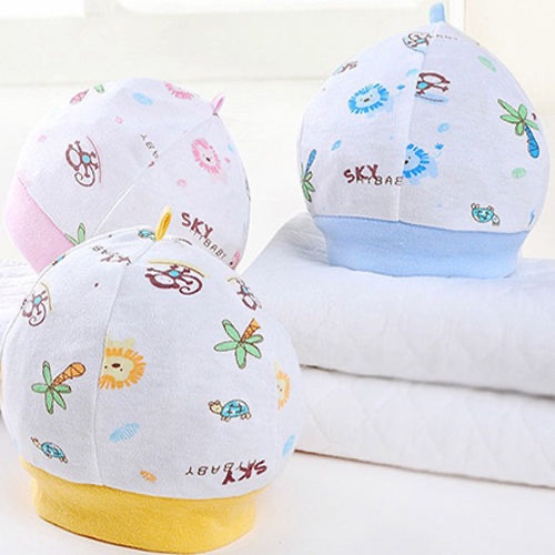 婴儿帽子全棉宝宝帽子新生儿帽子胎帽纯棉棉布婴儿用品1