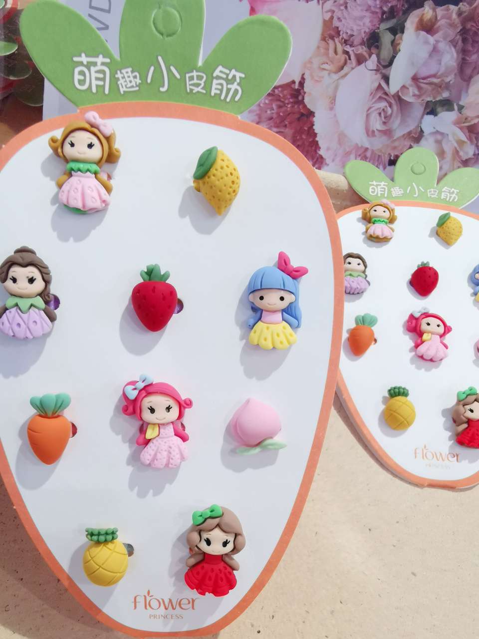 胡萝卜卡公主系列小皮筋产品图