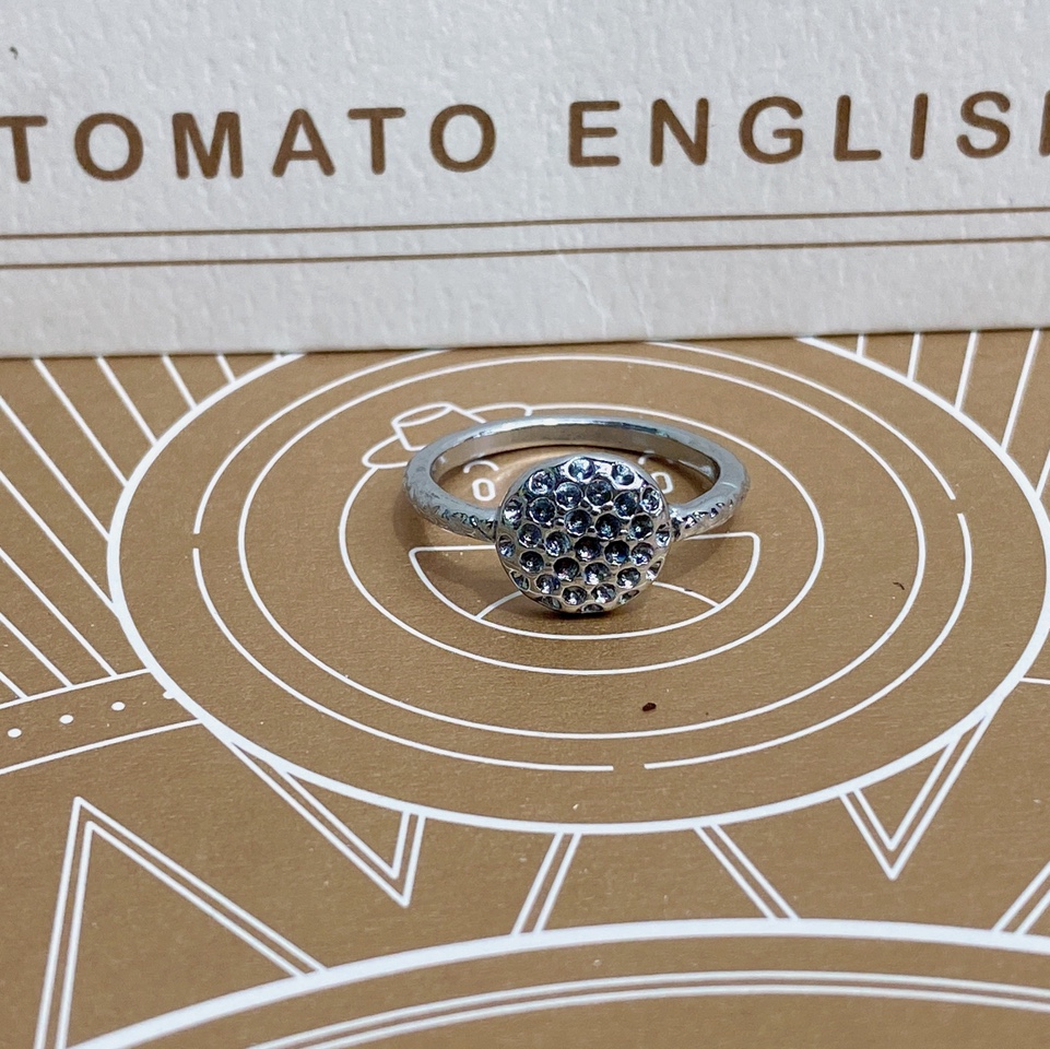 Electric white K color preserving alloy material modeling popular fashion all-match men's and women's open ring 31