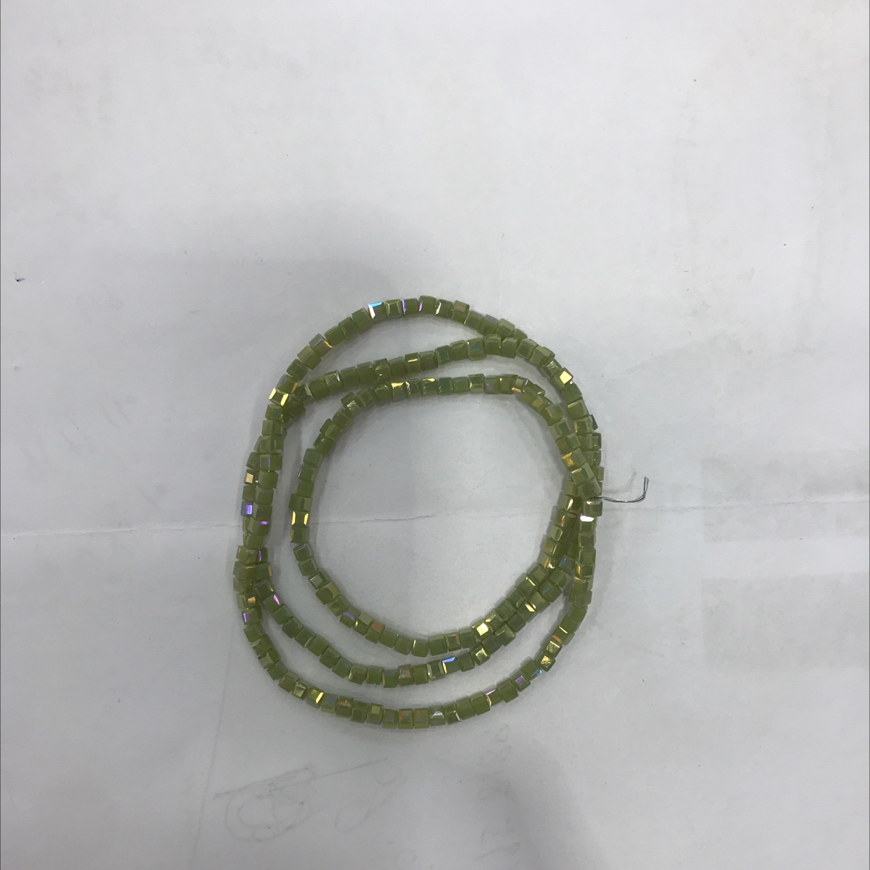 网络爆款 网红爆款网红爆款水晶饰品配件方圆饰品挂件批发水晶饰品配件方圆饰品挂件批发水晶欢迎选购 6X6厘方块横孔镀橄榄瓷