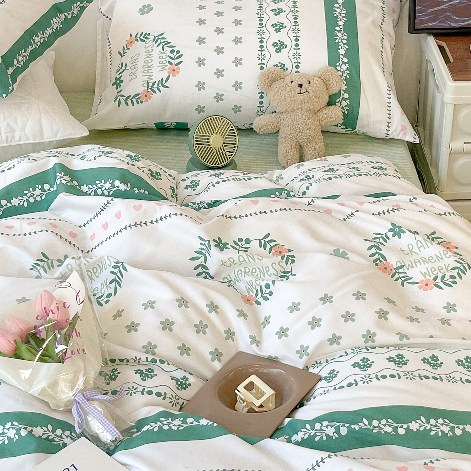 清新小花田园风四件套纯棉全棉零售批发多款式多尺寸欢迎来店选购