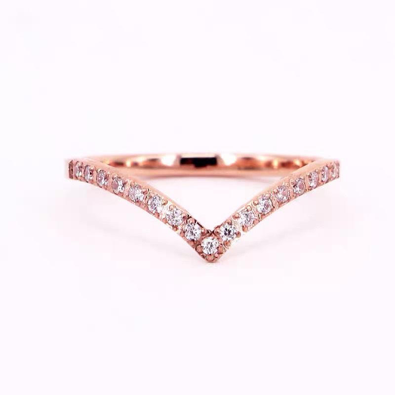Hanjing Simple English Letter Ring Female Fashion Fashion Temperament Titanium Steel Index Finger Ring Do Not Fade Cold Wind
