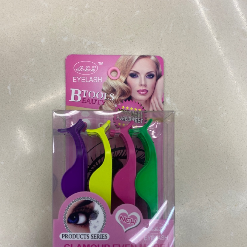 Eyelash Curler Assistant False Eyelash Tweezers Beauty Tools
