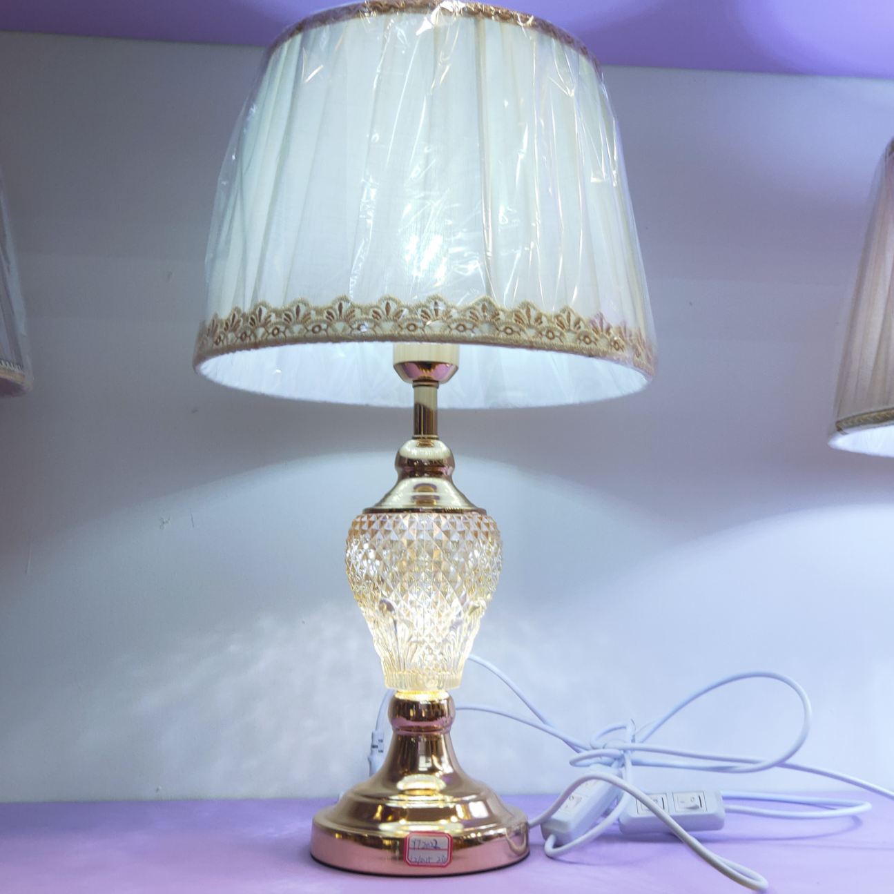 Crystal desk lamp