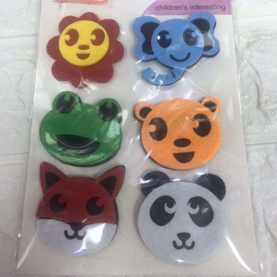 Non-woven fabric three-dimensional stickers