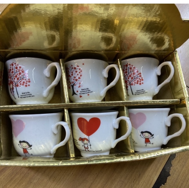 陶瓷招财猫茶具礼盒 创意陶瓷杯垫花瓶套装 家居装饰实用礼品陶瓷家居