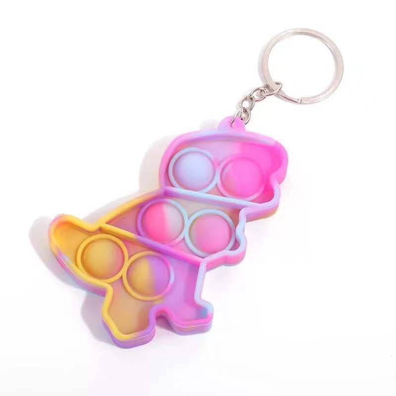 跨境亚马逊灭鼠先锋钥匙扣挂件粉迷彩彩虹混乱按压泡泡乐解压玩具外贸详情图6