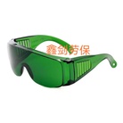 绿色 百叶窗 防护眼镜 防护眼罩 防尘眼镜 防冲击眼镜