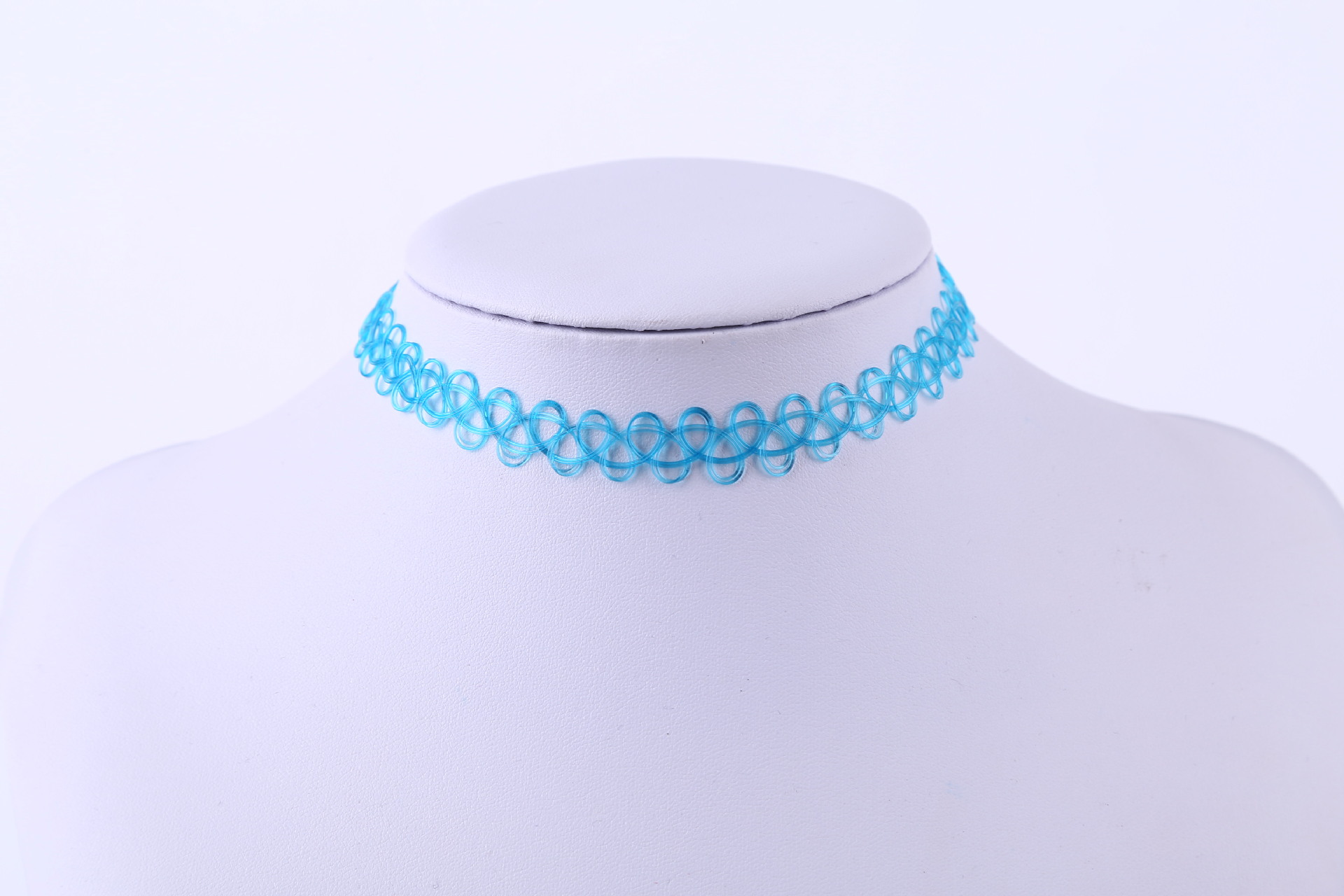 FLY1043 fishing line necklace factory direct sales, fishing line retro tattoo collarbone necklace, Yiwu handmade jewelry street stall wholesale detail image 7
