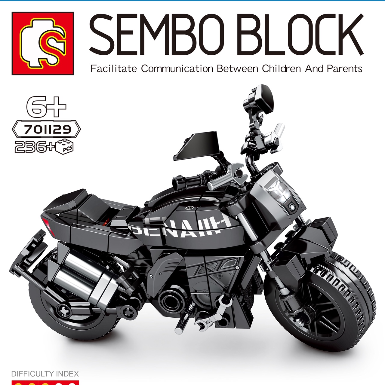 Senbo Building Blocks toys 701129 genuine authorized educational toys assembly toys