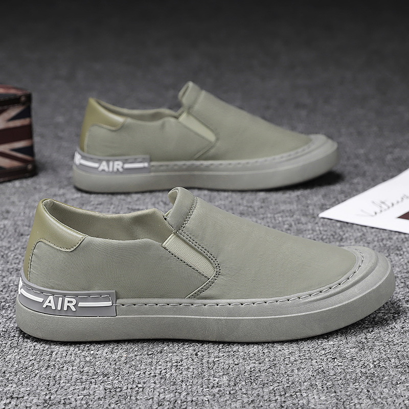 夏季帆布男鞋2021年新款开车冰丝老北京布鞋男潮鞋懒人一脚蹬春季 39-44细节图