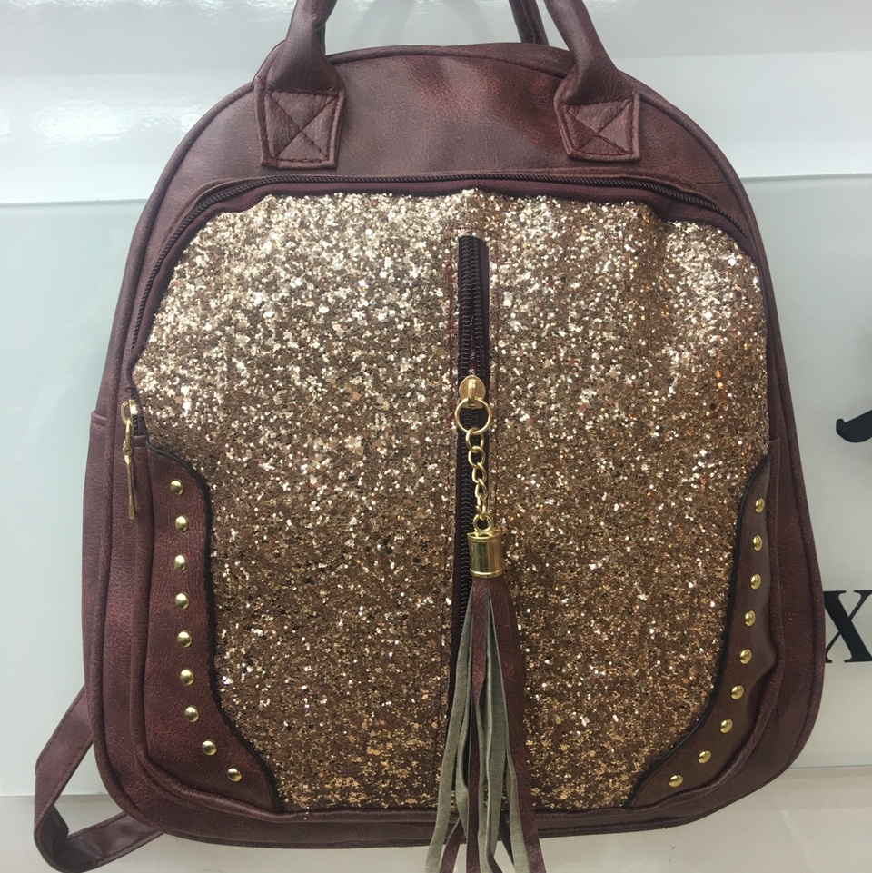 2021年时尚简约半PU休闲新款特价双肩背包SK06
