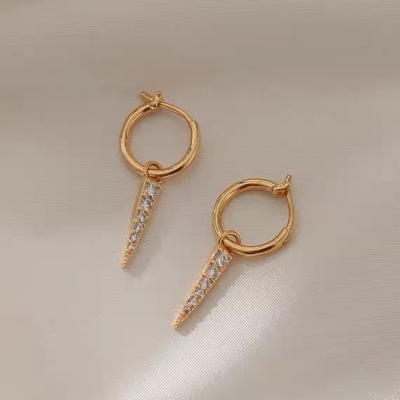 Personal Internet red earrings