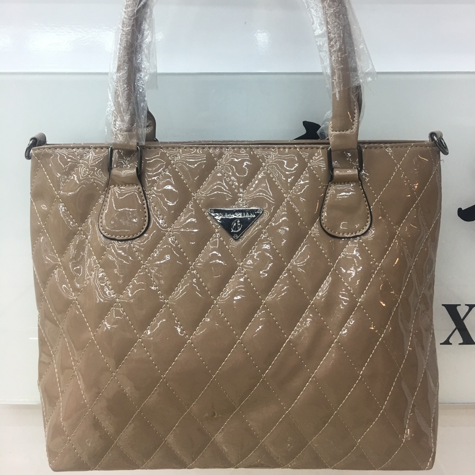 2021年时尚简约半PU休闲新款特价双口手提包SK07
