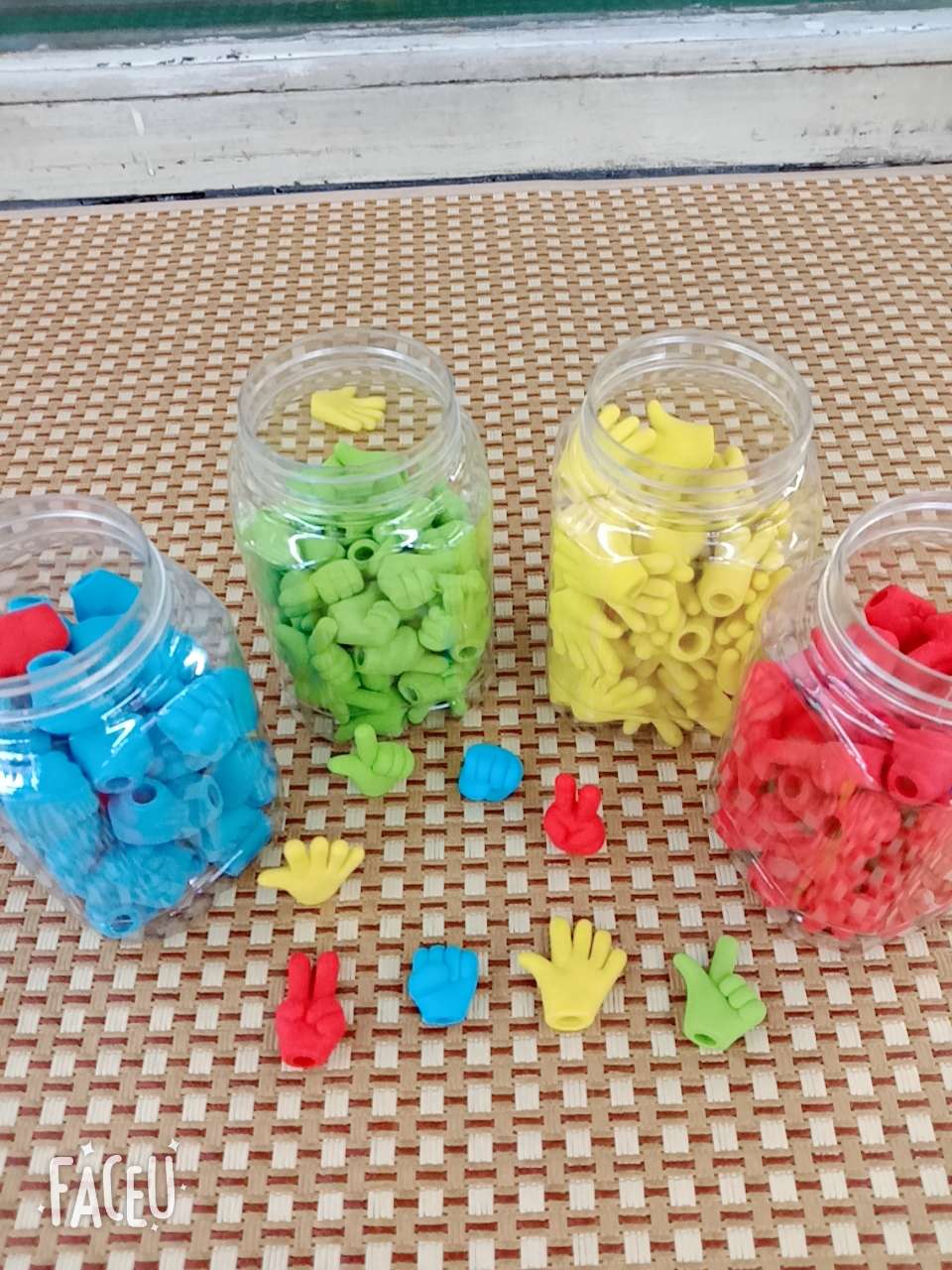 剪刀石头布造型环保橡皮擦详情图5