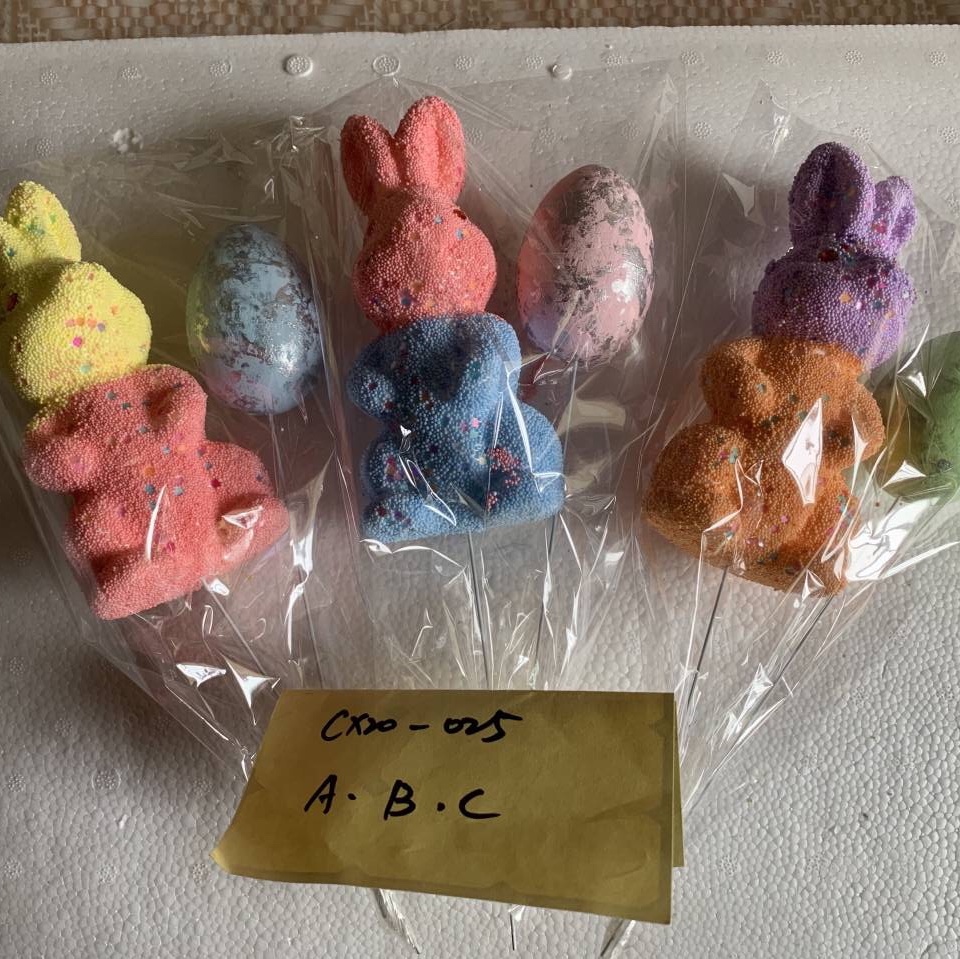 复活节可爱兔子造型挂件萝卜挂件摆饰幼儿园装饰025图