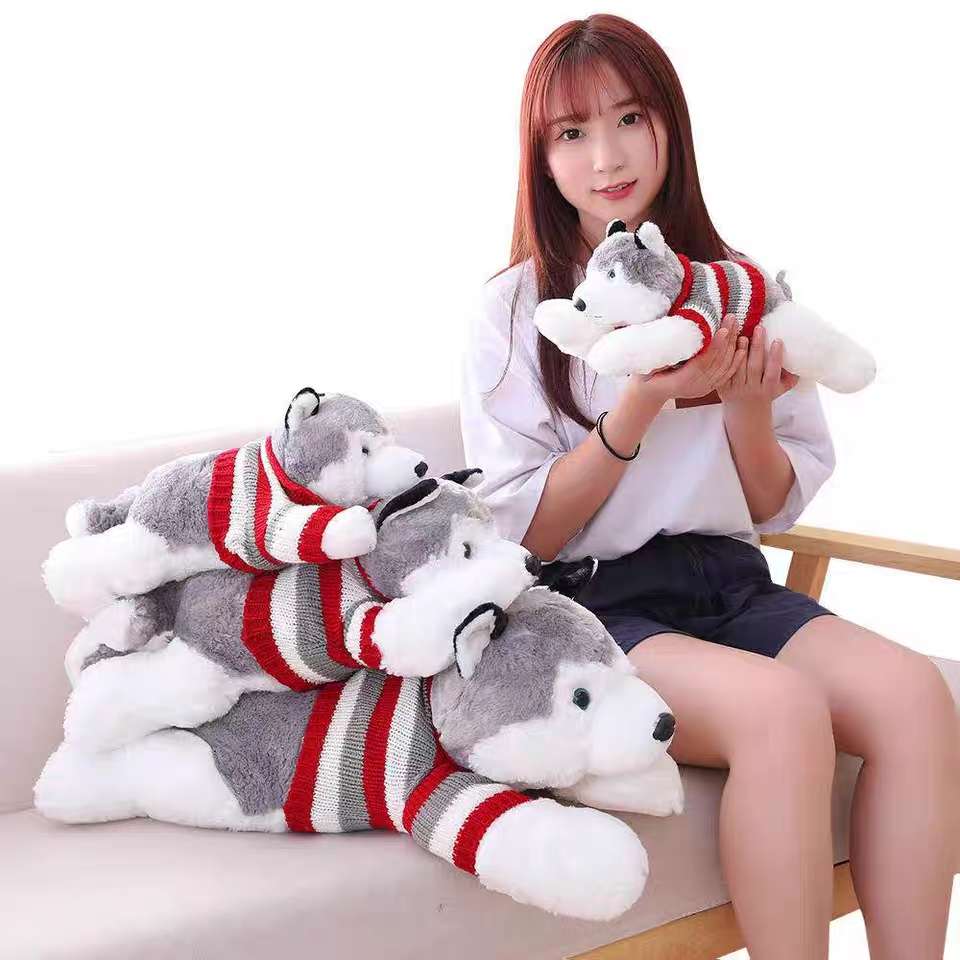 Dreamy plush toy manufacturer direct sales of cute crawling sweaters, Hassey No. 3 throw pillows, and premium figurines Application Scenario