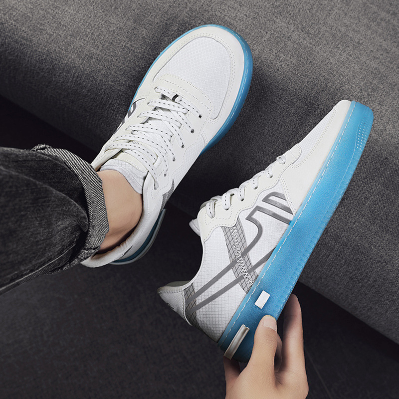 2021春季新款帆布鞋男潮透气休闲布鞋潮流百搭板鞋韩版低帮小白夏 39-44细节图