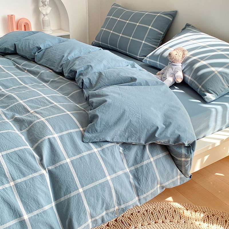 Small Fresh Cartoon Pattern Four-Piece Retail Wholesale Cotton Cotton Multiple Optional Multi-Size Item Picture